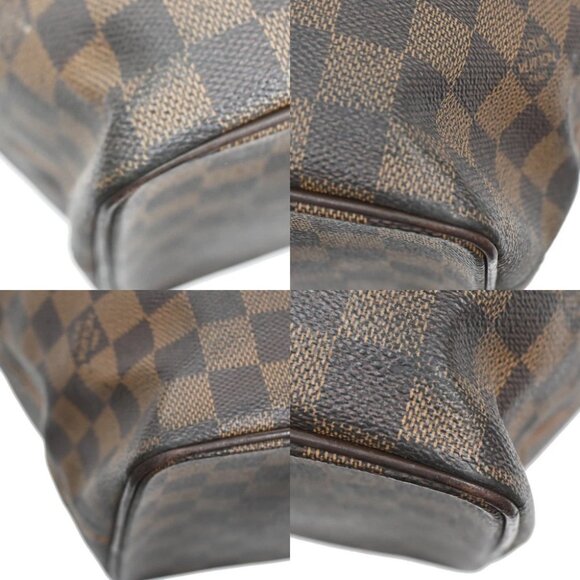 LOUIS VUITTON Saleya MM Shoulder Bag Damier Ebene Leather Brown N51182 72KB177 - Picture 11 of 16